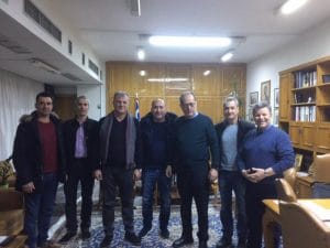 Συνάντηση του περιφερειάρχη με την Ενωση Υπαλλήλων Πυροσβεστικού Σώματος Νομού Μεσσηνίας
