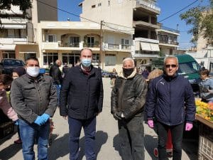 Επίσκεψη στις λαϊκές αγορές Κορίνθου και Λουτρακίου