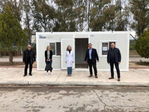 Τρεις οικίσκοι isobox σε ισάριθμα Κέντρα Υγείας της Λακωνίας