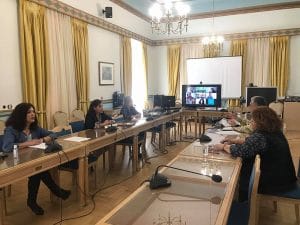Τηλεδιάσκεψη της επιτροπής για τον εορτασμό της επετείου των 200 χρόνων από την Ελληνική Επανάσταση