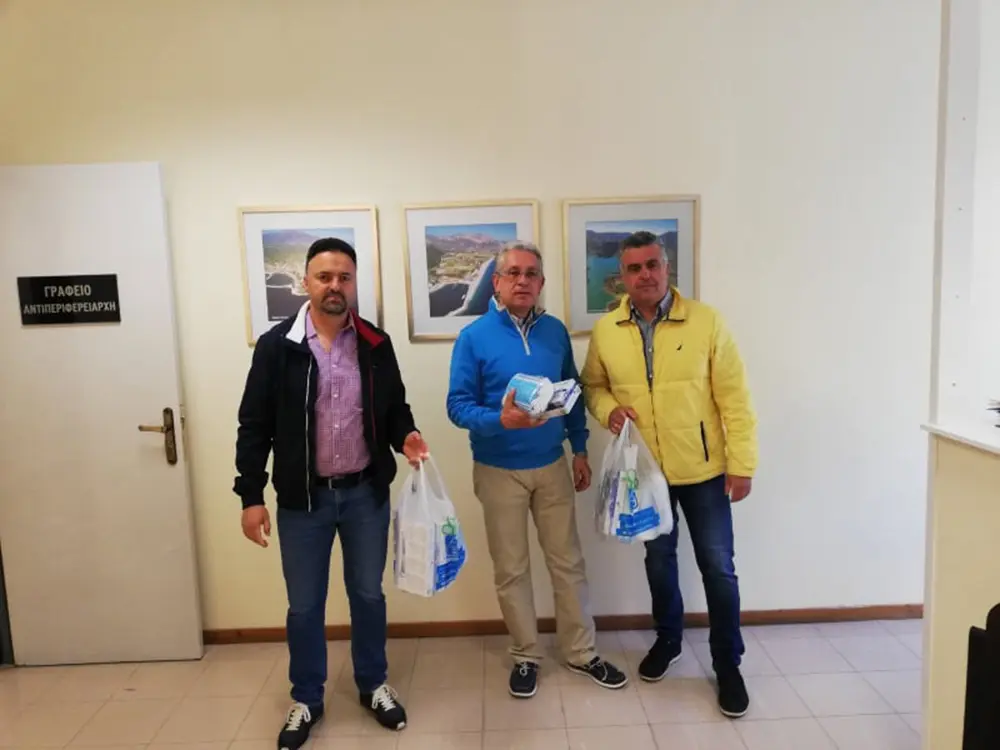 Υγειονομικό υλικό από την Περιφέρεια στους φύλακες του Καταστήματος Κράτησης Τρίπολης