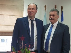 Συνάντηση Τ. Γκιολή με τον δήμαρχο Κορινθίων