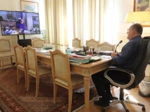Σε τηλεδιάσκεψη του Δ.Σ. της ΕΝΠΕ μετείχε ο περιφερειάρχης Πελοποννήσου Π. Νίκας