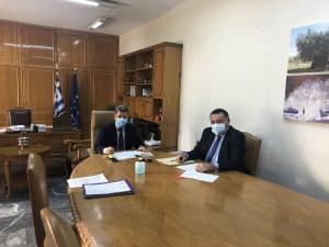 Συνάντηση στην Π.Ε. Μεσσηνίας με τον καθηγητή Παθολογίας Π. Χαλβατσιώτη