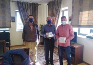Παράδοση rapid tests στην ΕΠΣ Αρκαδίας