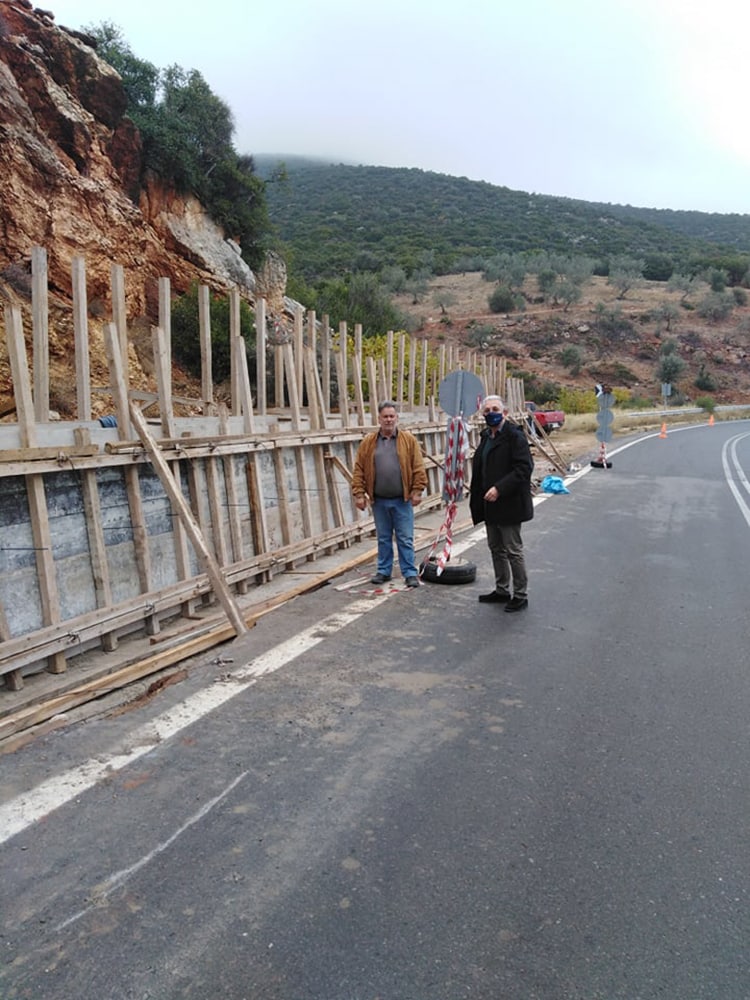 Αυτοψία στην περιοχή Δολιανών, στον δρόμο Τρίπολη - Αστρος