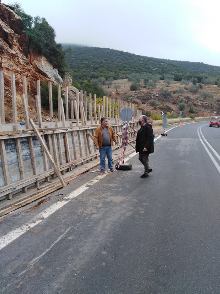 Αυτοψία στην περιοχή Δολιανών, στον δρόμο Τρίπολη - Αστρος