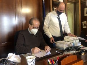 Τρεις προγραμματικές συμβάσεις υπέγραψε ο περιφερειάρχης Π. Νίκας στην Π.Ε. Κορινθίας