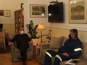 Η προοπτική για ΕΜΑΚ στην Περιφέρεια Πελοποννήσου στη συνάντηση του περιφερειάρχη Π. Νίκα με τον περιφερειακό διοικητή Π.Υ. Θ. Κολυβήρα