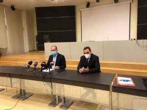 Συμβάσεις έργων υπέγραψε στη Σπάρτη ο περιφερειάρχης Πελοποννήσου Π. Νίκας