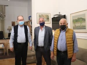 Συνάντηση του περιφερειάρχη Πελοποννήσου Π. Νίκα με τον δήμαρχο Νεμέας Κ. Φρούσιο
