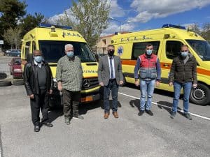 Ζητήματα του ΕΚΑΒ στη συνάντηση του εντεταλμένου για θέματα υγείας περιφερειακού συμβούλου με εκπροσώπους του παραρτήματος Αρκαδίας