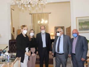Συνάντηση Περιφερειάρχη με τον Πρόεδρο της Εθνικής Συνομοσπονδίας ΑμεΑ