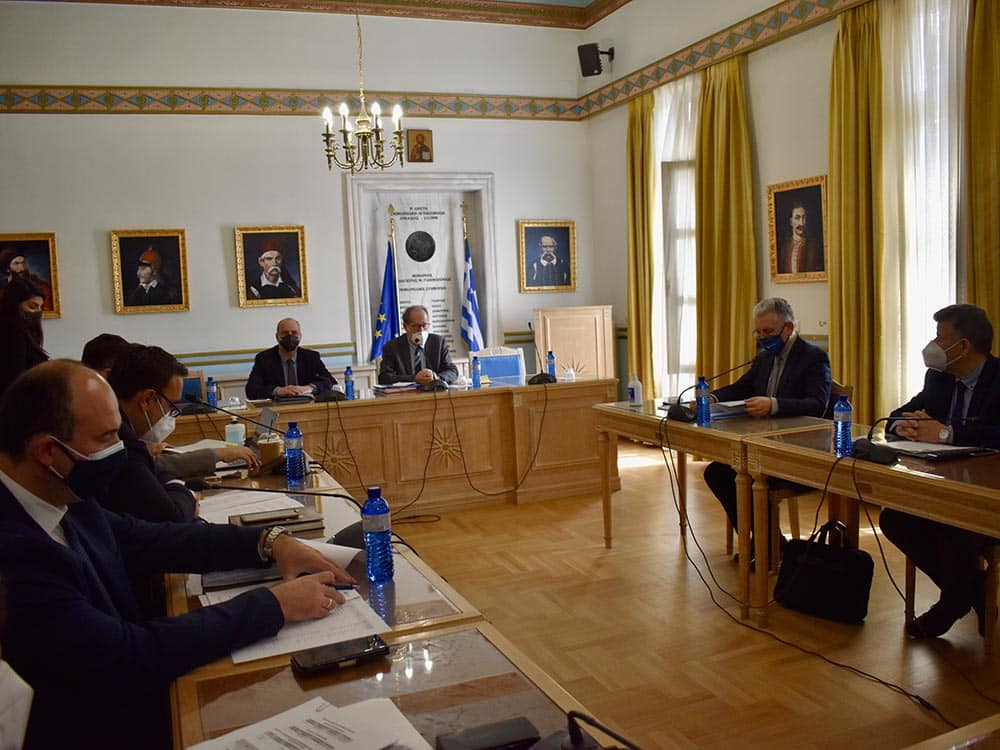 Επισκόπηση των αρδευτικών έργων της Πελοποννήσου στη συνάντηση με τον Υφυπουργό Αγροτικής Ανάπτυξης