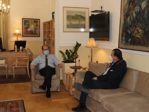 Συνάντηση Περιφερειάρχη με τον Πρόεδρο του Ιατρικού Συλλόγου Αρκαδίας