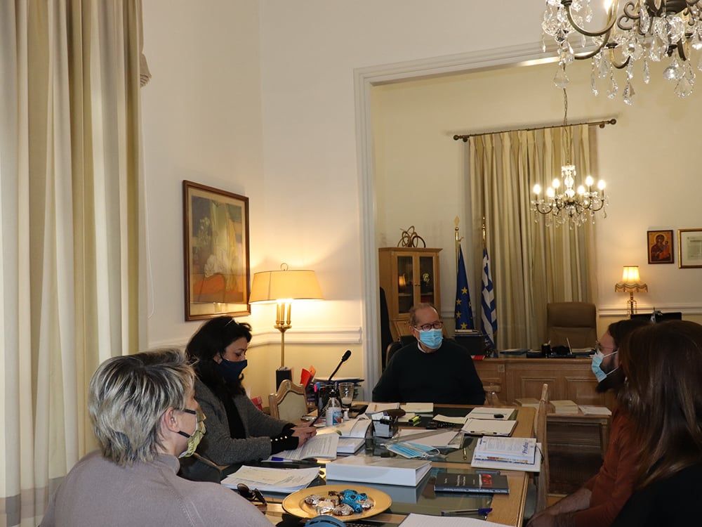 Τηλεσύσκεψη για θέματα Τουρισμού υπό τον περιφερειάρχη Πελοποννήσου Π. Νίκα