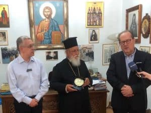 Συνάντηση του περιφερειάρχη Πελοποννήσου Π. Νίκα με τον Μαντινείας και Κυνουρίας Αλέξανδρο