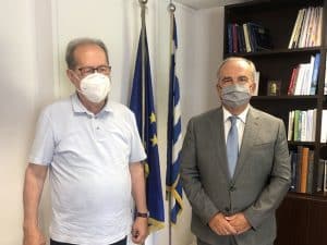 Σειρά επαφών σε υπουργεία είχε στην Αθήνα σήμερα Τρίτη ο περιφερειάρχης Πελοποννήσου Π. Νίκας