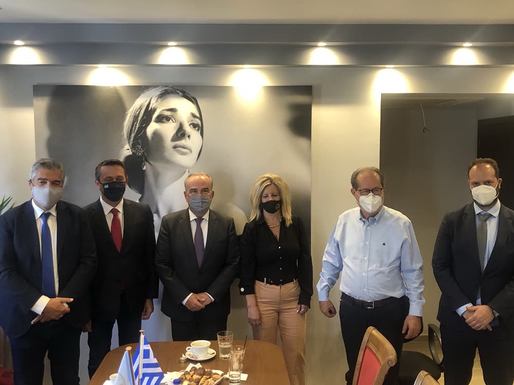 Ο σχεδιασμός και ο προγραμματισμός του ΣΔΑΜ αντικείμενο ενημέρωσης από τον αναπληρωτή υπουργό Ανάπτυξης και Επενδύσεων Νίκο Παπαθανάση προς τον περιφερειάρχη Πελοποννήσου Π. Νίκα και δημάρχους