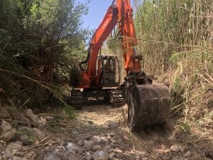 Καθαρισμοί ρεμάτων στις πυρόπληκτες περιοχές της Ανω Μεσσηνίας