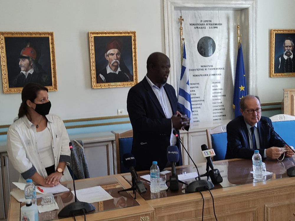 Με τον περιφερειάρχη Πελοποννήσου Π. Νίκα συναντήθηκε στην Τρίπολη η αντιπροσωπεία κυβερνητών της Κένυας