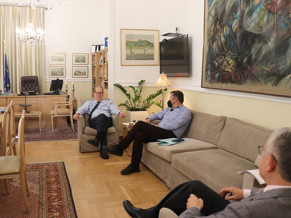 Θέματα της Βόρειας Κυνουρίας στη συνάντηση του περιφερειάρχη Πελοποννήσου Π. Νίκα με τον δήμαρχο Γ. Καμπύλη