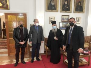 Συνάντηση του περιφερειάρχη Πελοποννήσου Π. Νίκα με τον Μονεμβασίας και Σπάρτης Ευστάθιο, επίσκεψη στο Γηροκομείο της λακωνικής πρωτεύουσας