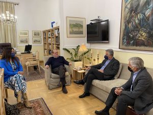 Η διάβρωση στην Κόστα αντικείμενο συνάντησης του περιφερειάρχη Πελοποννήσου Π. Νίκα με τον δήμαρχο Ερμιονίδας