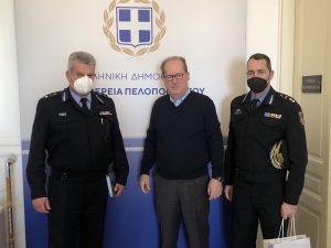 Στον περιφερειάρχη Πελοποννήσου Π. Νίκα ο νέος συντονιστής των Πυροσβεστικών Υπηρεσιών Δυτικής Ελλάδος, Πελοποννήσου και Ιονίων Νήσων