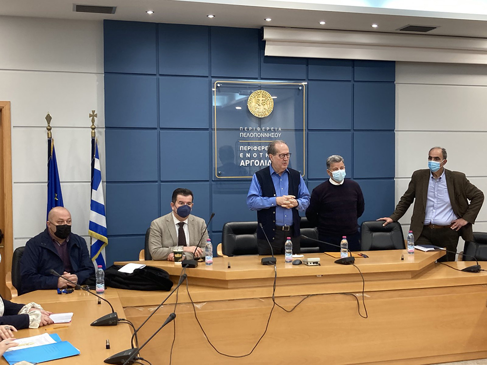 Π. Νίκας στο Ναύπλιο “η Περιφέρεια στηρίζει τον πρωτογενή τομέα” -συνάντηση για τα εγγειοβελτιωτικά της Αργολίδας, αυτοψία στην Κανδήλα