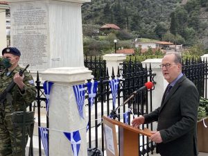 Ο περιφερειάρχης Πελοποννήσου Π. Νίκας στις εκδηλώσεις για την επέτειο των 200 χρόνων από την Α΄ Εθνοσυνέλευση της Επιδαύρου