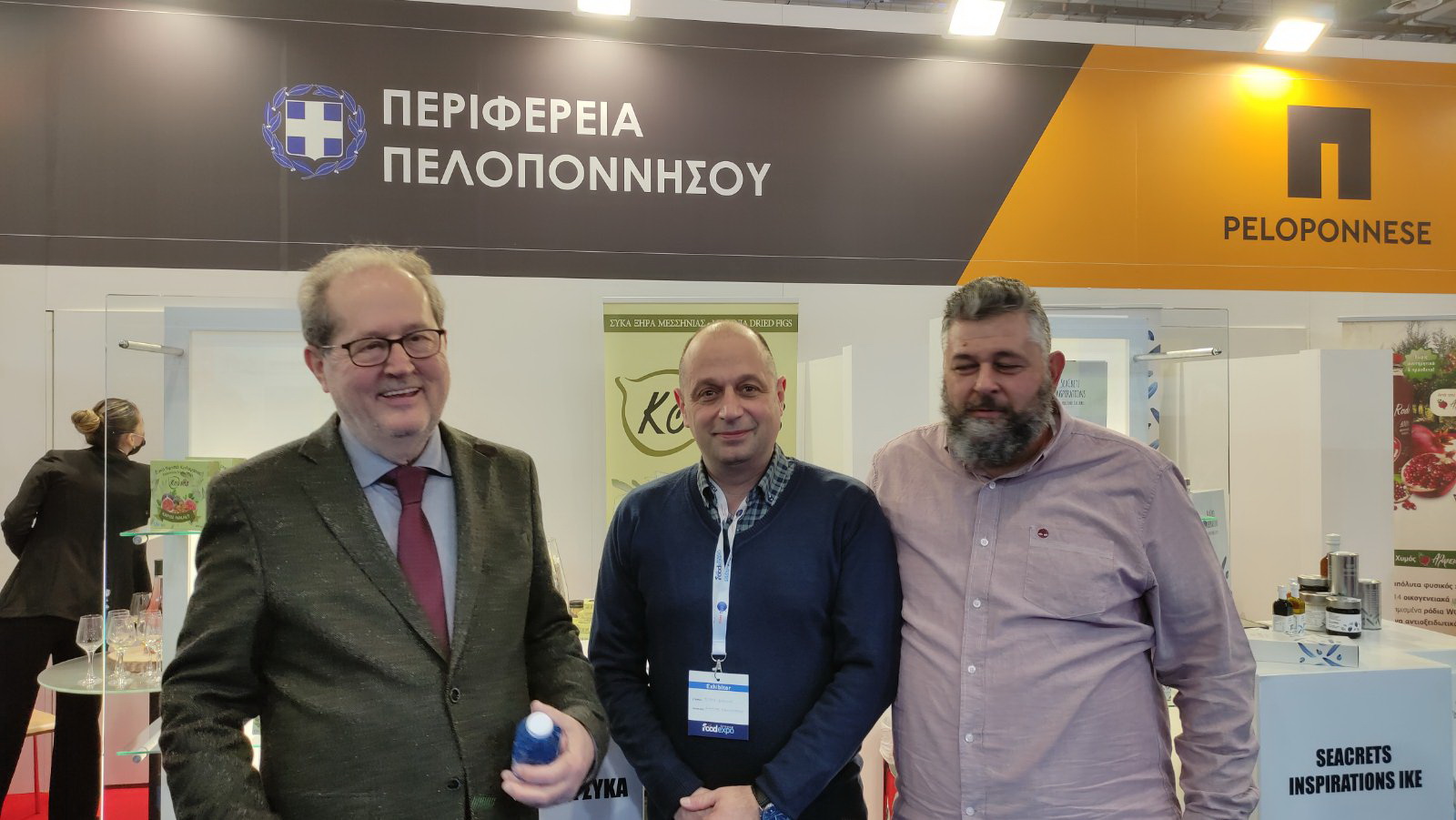 Στα εγκαίνια της Food Expo 2022, στην Αθήνα, παρέστη ο περιφερειάρχης Πελοποννήσου Π. Νίκας