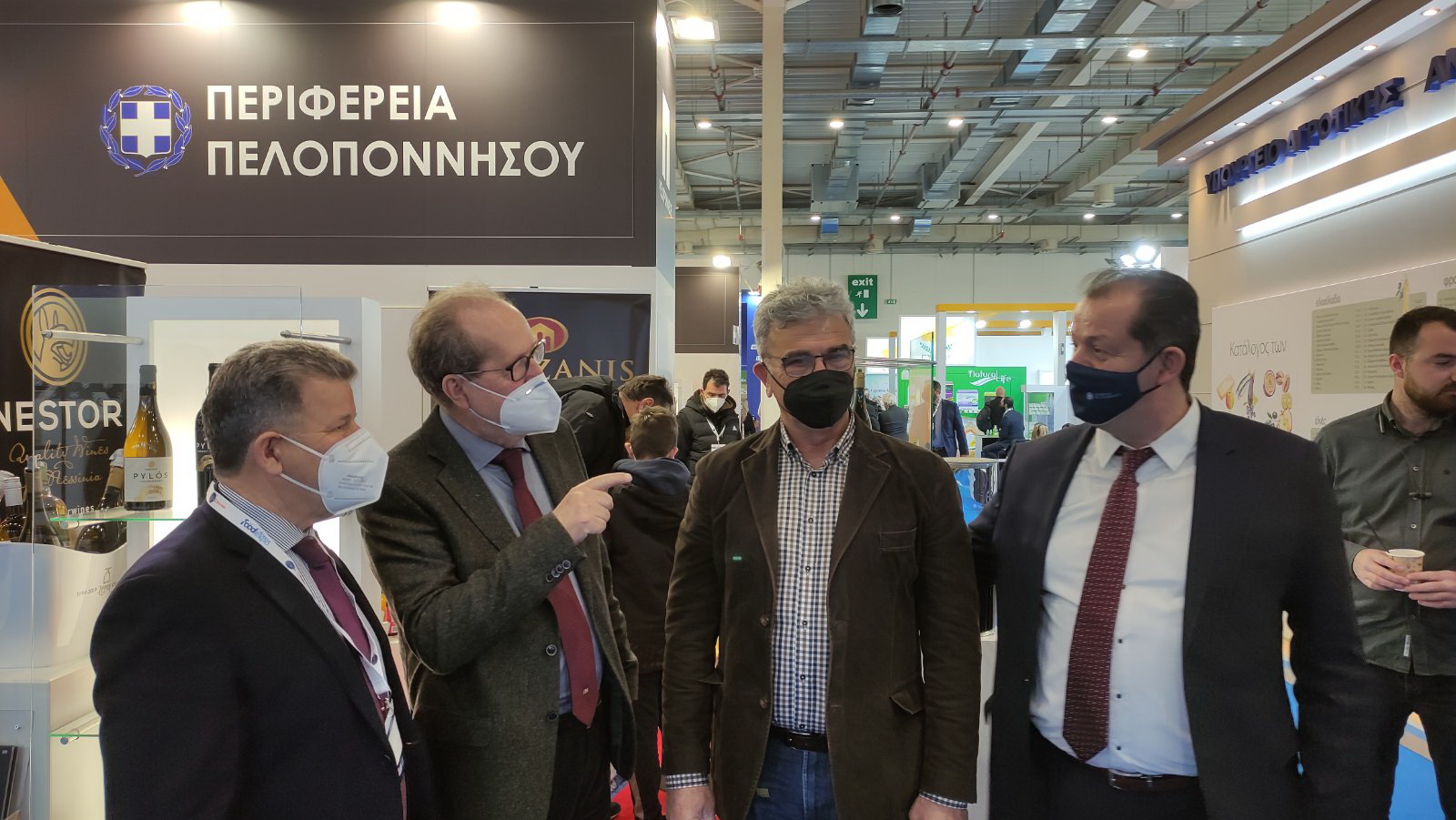 Στα εγκαίνια της Food Expo 2022, στην Αθήνα, παρέστη ο περιφερειάρχης Πελοποννήσου Π. Νίκας