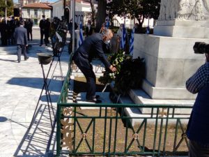 Τιμήθηκε στην Τρίπολη χθες Παρασκευή η εθνική επέτειος της 25ης Μαρτίου