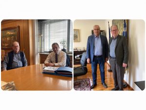 Συναντήσεις του περιφερειάρχη Πελοποννήσου Π. Νίκα στην Αθήνα στα υπουργεία Αγροτικής Ανάπτυξης και Εσωτερικών