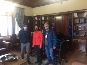 Συνάντηση της αντιπεριφερειάρχη Κορινθίας με στελέχη του Ορειβατικού Συλλόγου Λουτρακίου