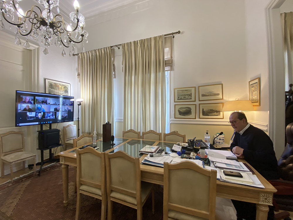 Σύσκεψη υπό τον περιφερειάρχη Πελοποννήσου Π. Νίκα με τις ΔΑΟΚ για θέματα του πρωτογενή τομέα
