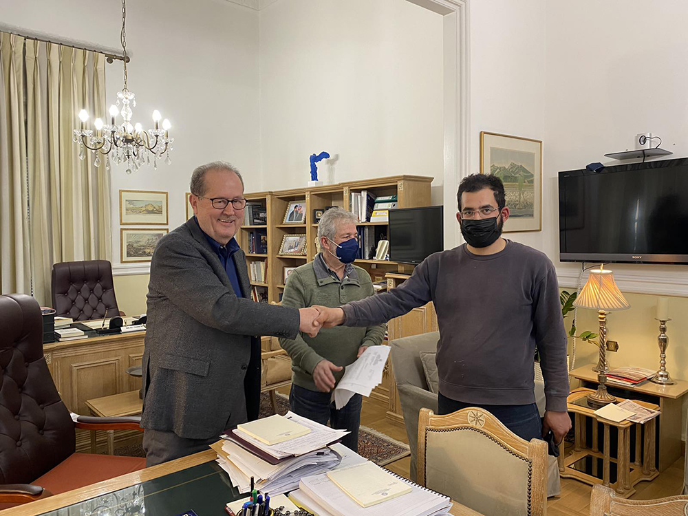 Συμβάσεις για έργα στην Αρκαδία υπέγραψε ο περιφερειάρχης Πελοποννήσου Π. Νίκας