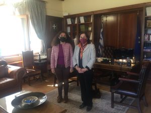 Συνάντηση της αντιπεριφερειάρχη Κορινθίας