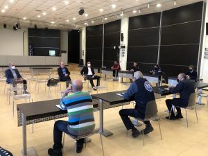 Παρέμβαση του περιφερειάρχη Πελοποννήσου Π. Νίκα στη συνεδρίαση του ΣΟΠΠ της Π.Ε. Λακωνίας