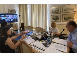 Σύσκεψη του περιφερειάρχη Πελοποννήσου Π. Νίκα για θέματα του Πρωτογενή Τομέα