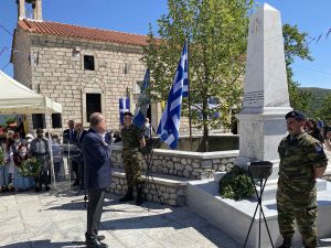 Στην εκδήλωση για την μάχη των Δολιανών ο περιφερειάρχης Πελοποννήσου Π. Νίκας