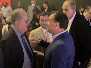 Ο περιφερειάρχης Πελοποννήσου Π. Νίκας στην έναρξη των εργασιών της δεύτερης ημέρας της γενικής συνέλευσης των Επιμελητηρίων της χώρας