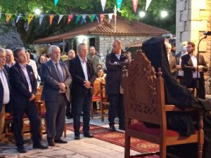 Στις εκδηλώσεις για τον Αγιο Αθανάσιο στην Καρύταινα παρέστη ο αντιπεριφερειάρχης Αρκαδίας
