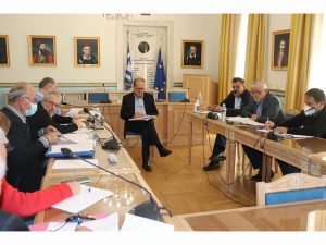 Σύσκεψη στην Περιφέρεια Πελοποννήσου υπό τον περιφερειάρχη Π. Νίκα για την κατανομή του λιγνιτόσημου