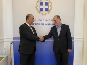 Επιστολή του πρεσβευτή του Μαρόκου προς τον περιφερειάρχη Πελοποννήσου Π. Νίκα
