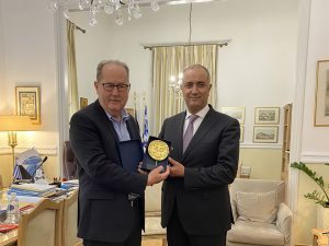 Συνάντηση του περιφερειάρχη Πελοποννήσου Π. Νίκα με τον πρεσβευτή του Μαρόκου στην Ελλάδα