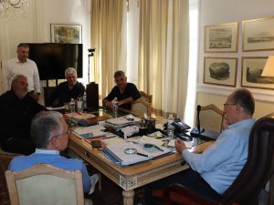 Ο περιφερειάρχης Πελοποννήσου Π. Νίκας ενημερώθηκε από τον δήμαρχο Τριφυλίας για την δύσκολη κατάσταση που επικρατεί στην περιοχή λόγω των καιρικών φαινομένων