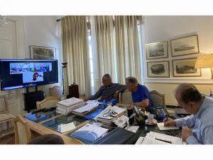 Τεχνική σύσκεψη υπό τον περιφερειάρχη Πελοποννήσου Π. Νίκα για το έργο Μεσσήνη – Λάμπαινα