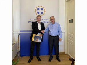 Συνάντηση του περιφερειάρχη Πελοποννήσου Π. Νίκα με τον δήμαρχο Ξυλοκάστρου – Ευρωστίνης, ξεκινούν τα έργα στον Πευκιά